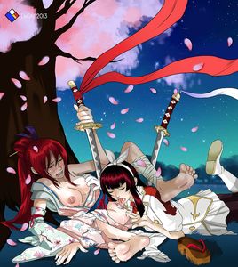 Various drawn illustrations with young girls and hard sex