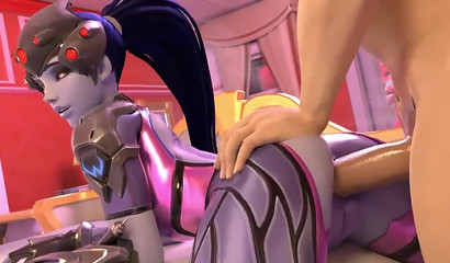 Nymphomaniac Widowmaker dirty fucks in epic porn compilation
