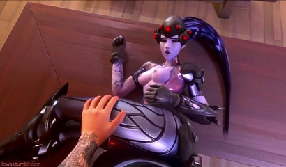 Nymphomaniac Widowmaker dirty fucks in epic porn compilation