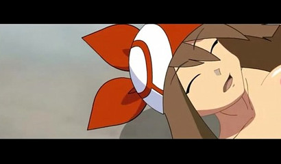 The guy tied up and fucked the beautiful girl Mae from the cartoon Pokemon"