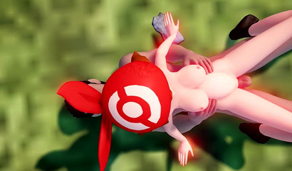 Cutie Mae fucks in nature with her friend in a 3D porn cartoon