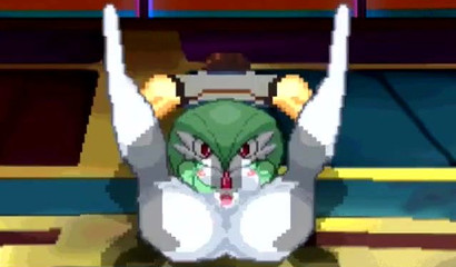 XXX parody of an 8-bit game featuring Gardevoir from Pokemon