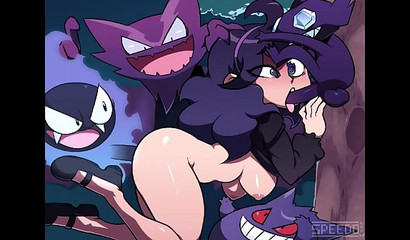 Naked Hex Maniac from the cartoon Pokemon" in XXX art collection"