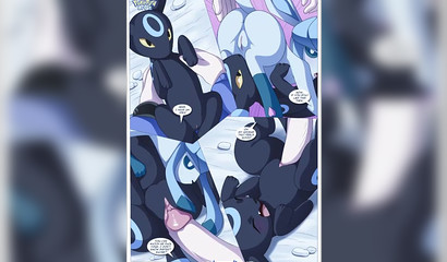 Anal sex with two Pokemon in XXX cartoon comic