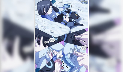 Anal sex with two Pokemon in XXX cartoon comic