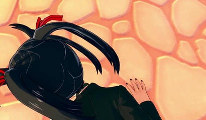 Dark-haired girl Marnie from the cartoon Pokemon" rides a dick"