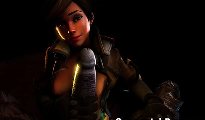 Collection of hot xxx with short-haired brunette Tracer from Overwatch