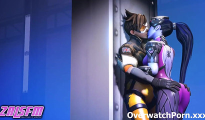 Collection of hot xxx with short-haired brunette Tracer from Overwatch