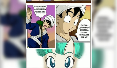 Bulma girl's first blowjob in the hot porn comic Dragon Ball Z