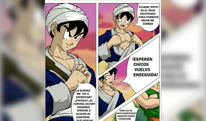 Bulma girl's first blowjob in the hot porn comic Dragon Ball Z