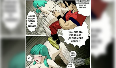 Bulma girl's first blowjob in the hot porn comic Dragon Ball Z