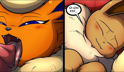 Chanterelles from the cartoon Pokemon" had sex in a XXX comic"