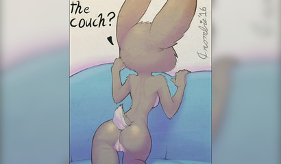 Sexy bunny Judy Hops shows tits and pussy in XXX cut