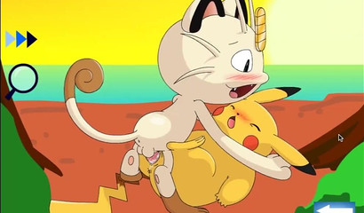 Pokemon Sex: Miaut fickt Pikachu hart