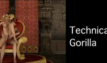 The king of wonderland fucks a beautiful girl Alice on the balcony of the castle