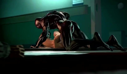 Monster rapes defenseless brunette D.Va in animated porn