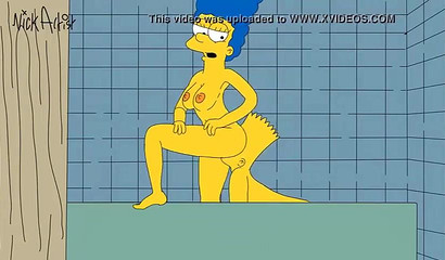 Bart and marge simpsons shower taboo porn