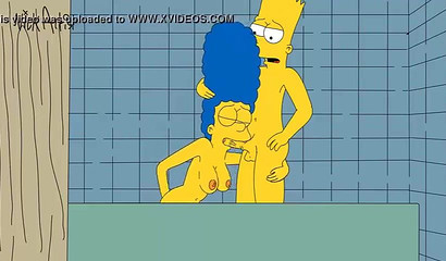 Bart and marge simpsons shower taboo porn