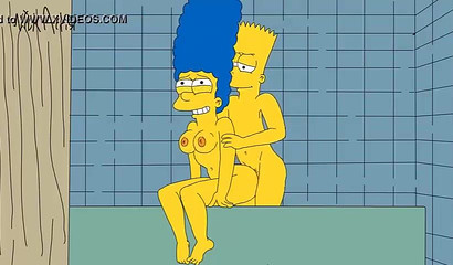 Bart and marge simpsons shower taboo porn