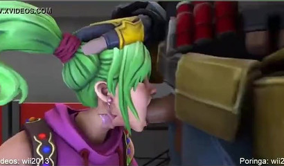 Fortnite Zoey gets face fucked by huge dick