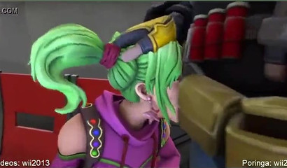 Fortnite Zoey gets face fucked by huge dick