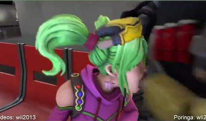 Fortnite Zoey gets face fucked by huge dick