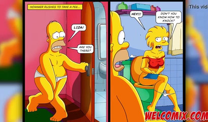 Lisa Simpson seducing her father Homer