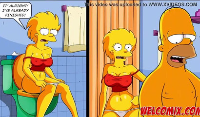 Lisa Simpson seducing her father Homer
