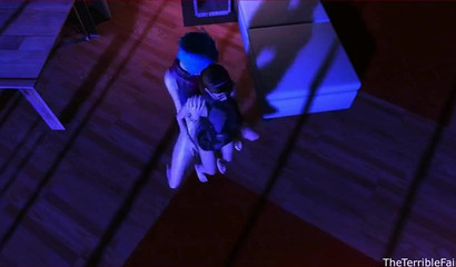 Nighttime fuck-fest with a horny Fortnite hoe