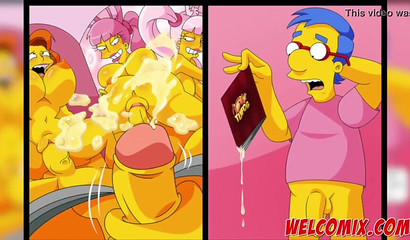 The collection of porn magazines - The Simptoons