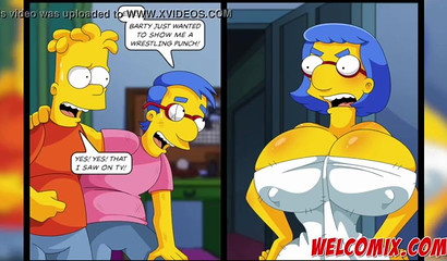 The collection of porn magazines - The Simptoons