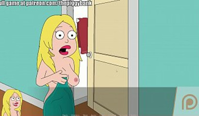 Francine Smith (American Daddy) Drops Towel. Happy Monday V1.0