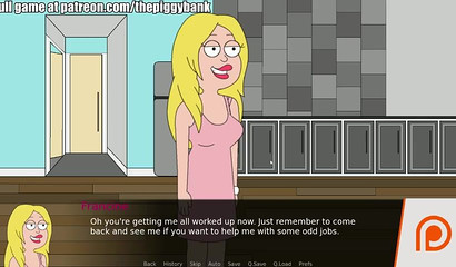 Francine Smith (American Daddy) Drops Towel. Happy Monday V1.0