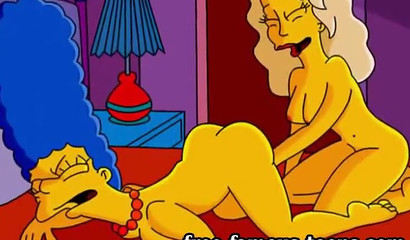 Homer Simpson roughly fucks a beautiful redhead doll from behind