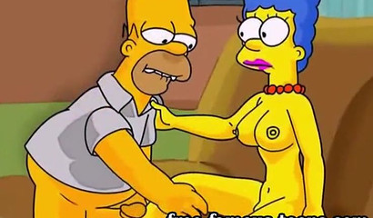 Homer Simpson roughly fucks a beautiful redhead doll from behind