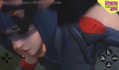 Fortnite pornography focusing on a very hot blowjob