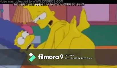 Marge and Bart have sex with sound
