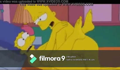 Marge and Bart have sex with sound