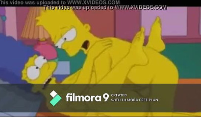 Marge and Bart have sex with sound