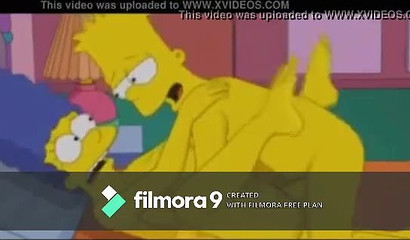 Marge and Bart have sex with sound