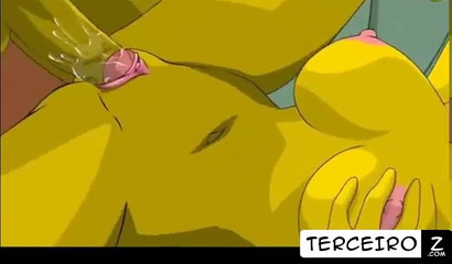 Homer uses his big yellow cock to fuck Marge Simpson