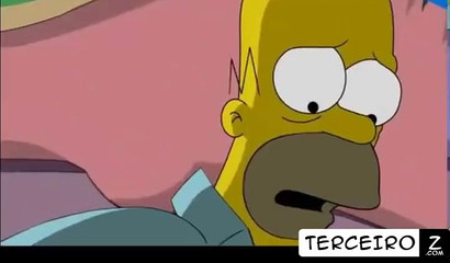 Homer uses his big yellow cock to fuck Marge Simpson