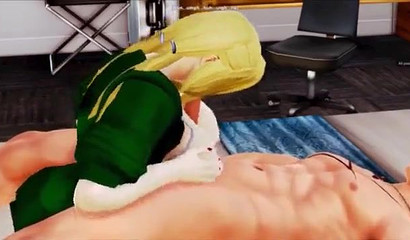 Hot 3d sex in the bedroom with a big-boobed blonde Tsunami, Naruto porn