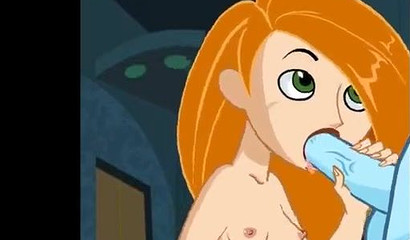 Red-haired beauty Kim Five-plus sucks a big cock deep