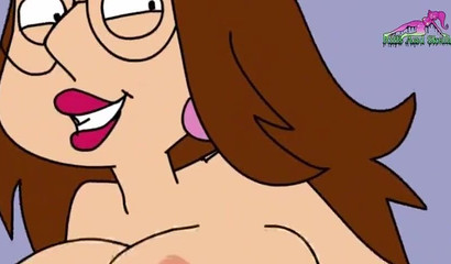 Lois Griffin riding the big cock of Peter Griffin