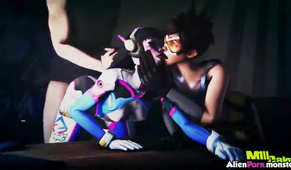 Overwatch porn compilation, real fans will love it!