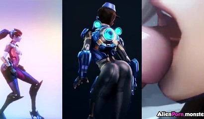 Overwatch porn compilation, real fans will love it!
