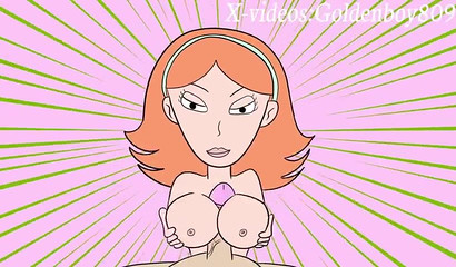 A selection of XXX cartoons with heroes Among Us, Rick and Morty and Kim Possible