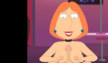 Lois Griffin rides cock in POV cartoon