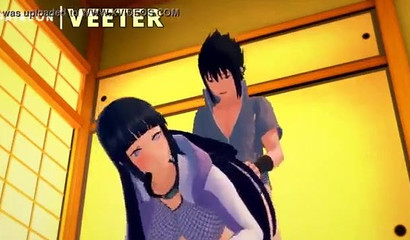 Ninja Sasuke rapes brunette Hinata while Naruto is not around